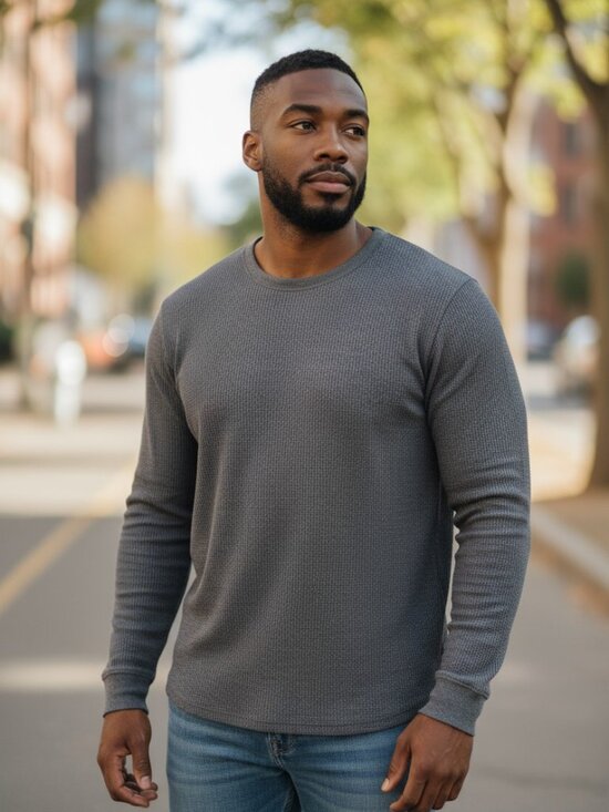 English Laundry Mens Navy Long Sleeve Top Size XXL - Picture 1 of 7